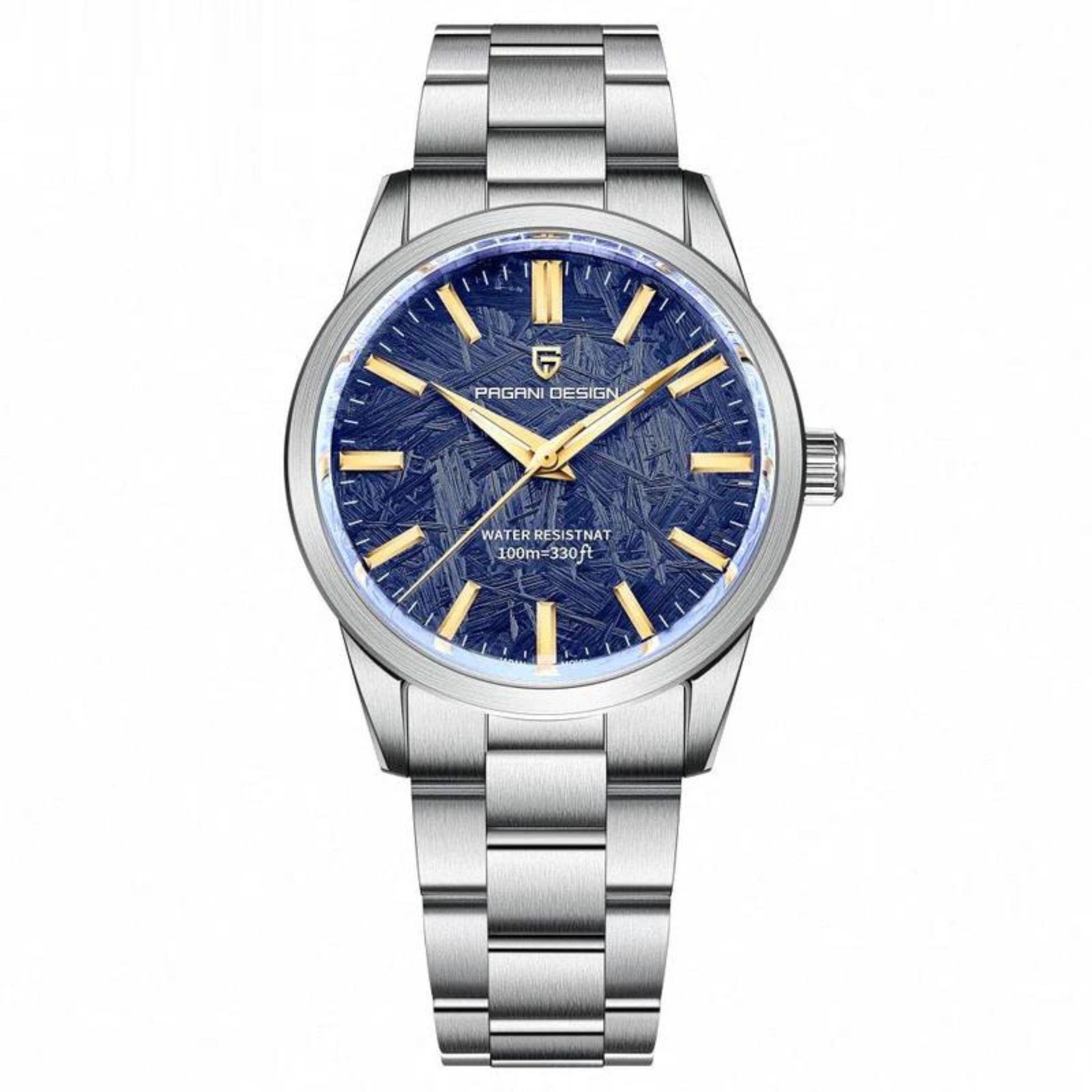 Pagani Design PD-1734 Quartz Sapphire Crystal AR Blue Coated Business Mens Watch